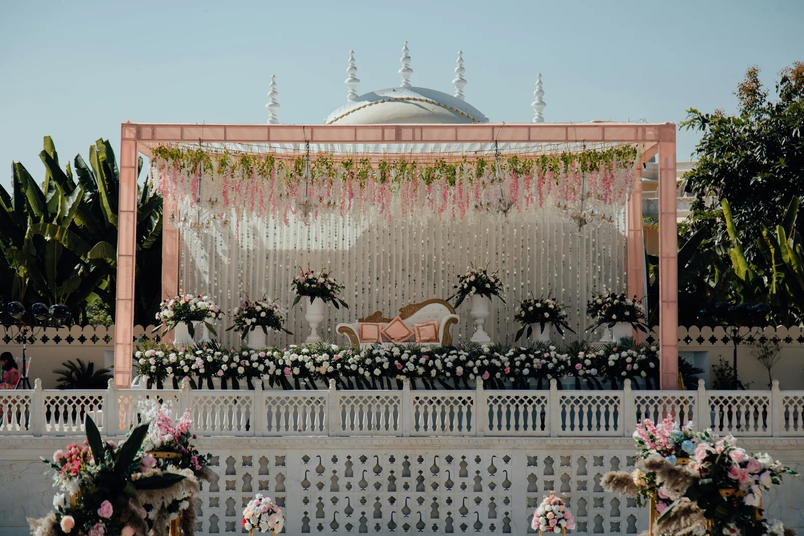 Event venue styled for a celebration